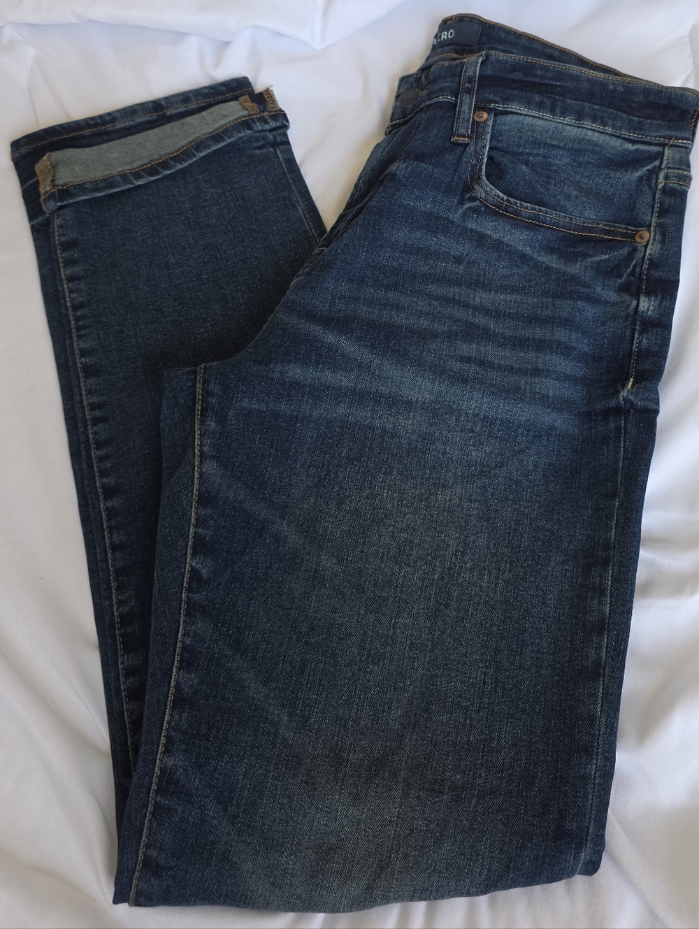 Aeropostale Men's Dark Blue Denim Slim Skinny Jeans Size 30 X 30